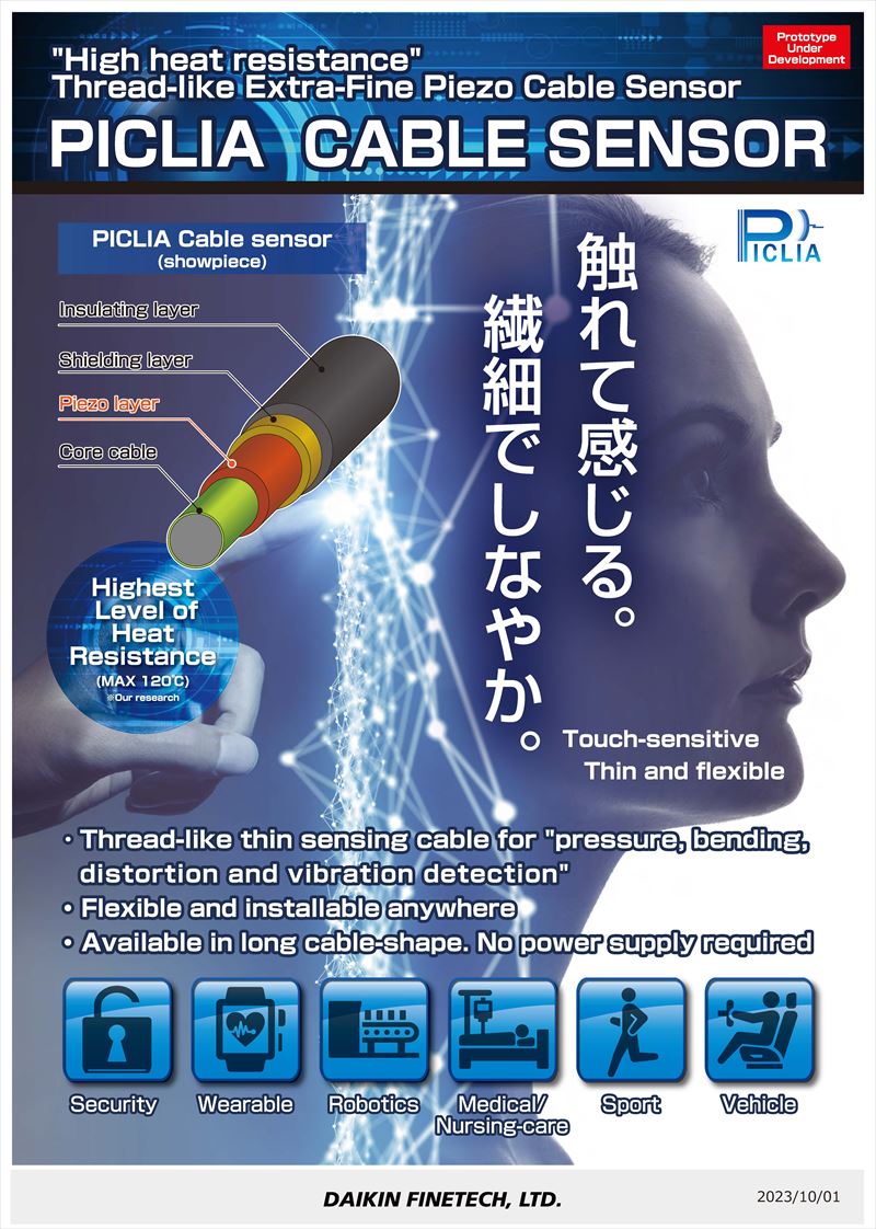 To PICLIA Piezoelectric Wire Sensor